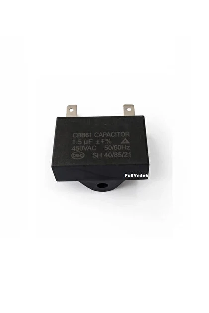 Motorobit CBB61-P2 1,5uF 450V Kablolu Kutulu Daimi Kondansatör
