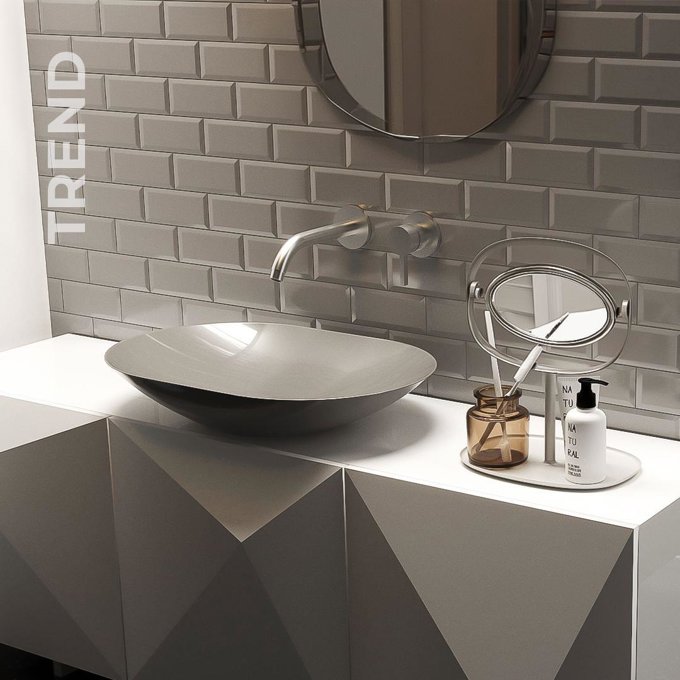 Newarc Trend Tezgah Üstü Lavabo Beyaz